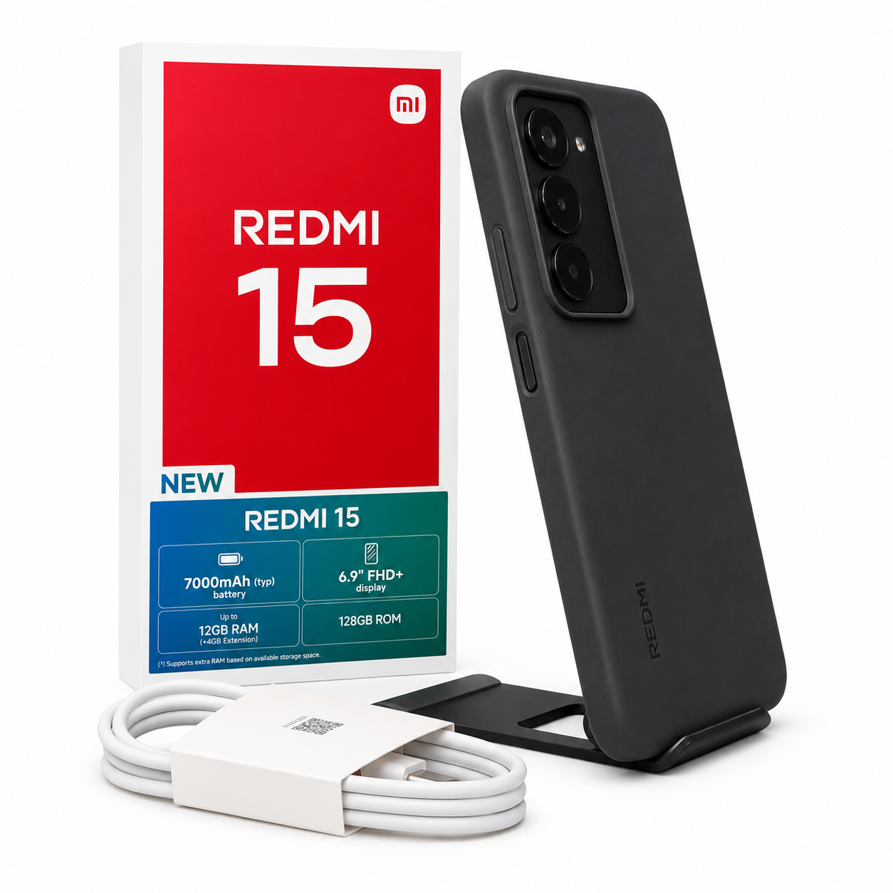 Redmi 15 — 6,9" 144Hz | 256Go | Batterie 7000mAh | 50MP | Livraison Gabon | Kadmarket